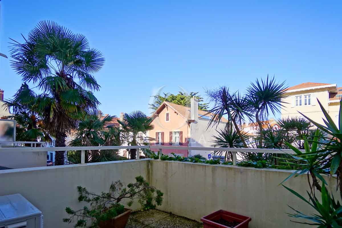 Image de la location de vacances numero 87 situé à Biarritz Situé en plein coeur de Biarritz, à proximité des plages, des commerces et des bars, ce superbe appartement de trois pièces est décoré avec élégance et simplicité. La pièce de vie climatisée est lumineuse et s'ouvre sur une agréable terrasse. L'ensemble de l'appartement est impeccable, clair et soigneusement entretenu.

Profitez des animations diurnes et nocturnes qu'offre la fameuse station balnéaire de la côte basque, pour des vacances placées sous le signe du plaisir et de la détente. À quelques pas de là, ne manquez pas de visiter le rocher de la Vierge, la Cité de l'Océan, l'Aquarium ou encore l'authentique plage du Port Vieux.

Réservez dès maintenant cet appartement idéalement situé et plongez-vous dans l'atmosphère unique et envoûtante de Biarritz, où les charmes de la ville et de la plage se conjuguent pour vous offrir des moments inoubliables. 